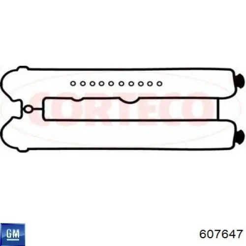 Прокладка клапанної кришки двигуна General Motors 607647 ціна, від 4.53 USD