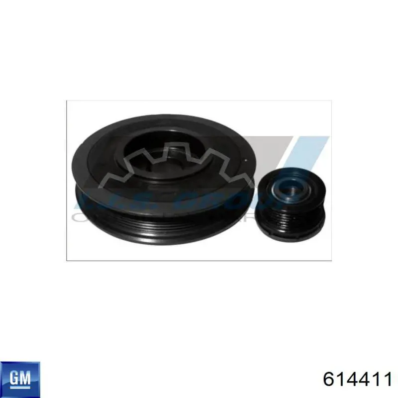 Шків колінвала (демпфер ) General Motors 614411 ціна, від 84.65 USD