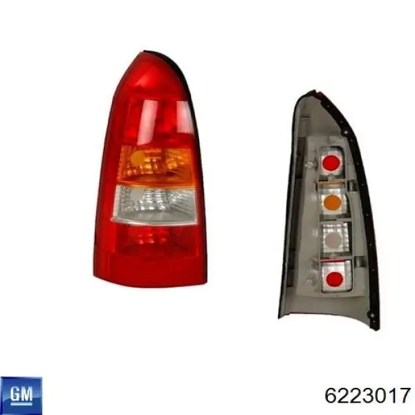 Лівий стоп 6223017 General Motors