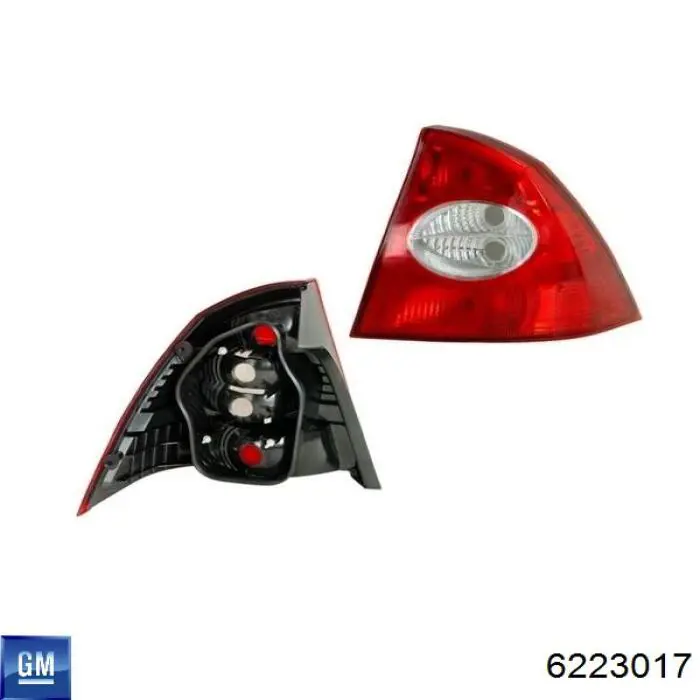Ліхтар задній лівий Opel 393203 ціна, від 25.35 USD