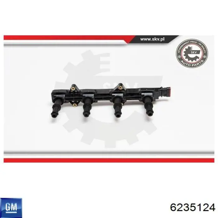 Купити 6235124 General Motors Котушка запалювання