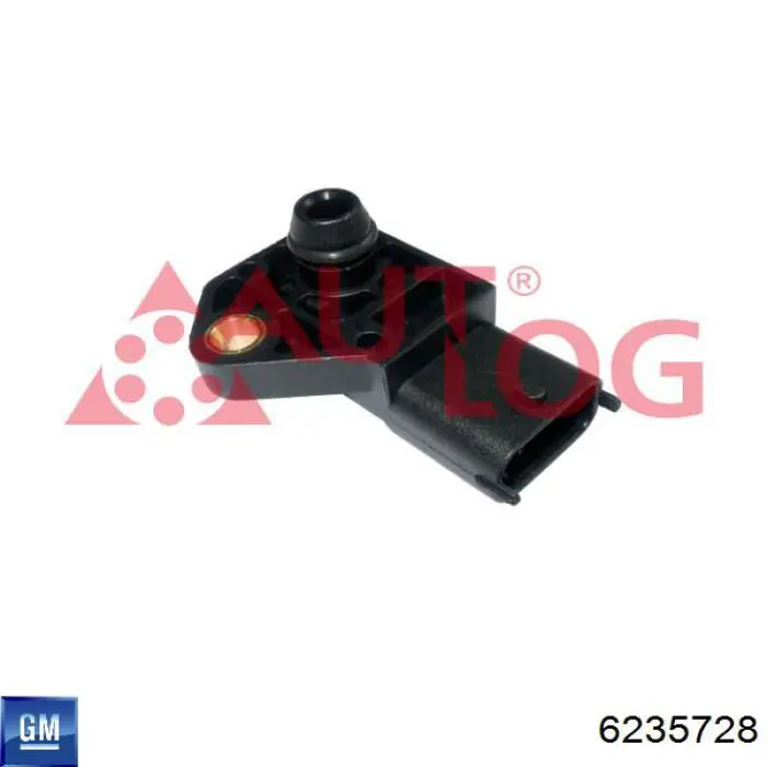 Датчик тиску у впускному колекторі, MAP 6235728 General Motors