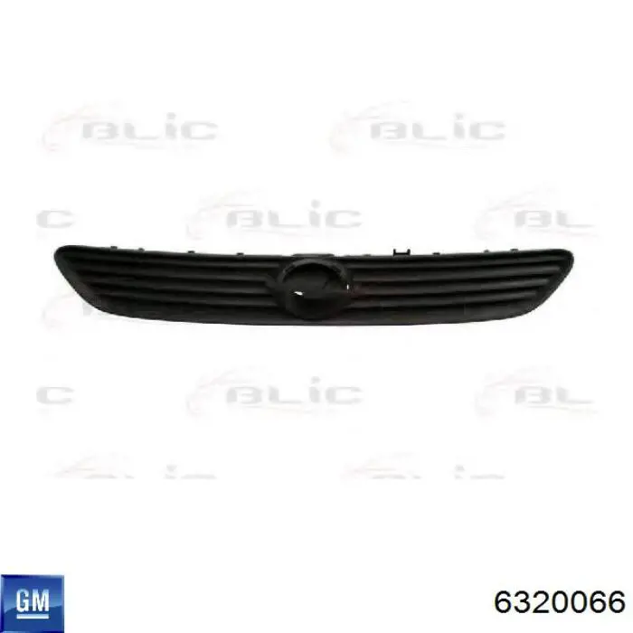 Решітка радіатора 90547393 Opel