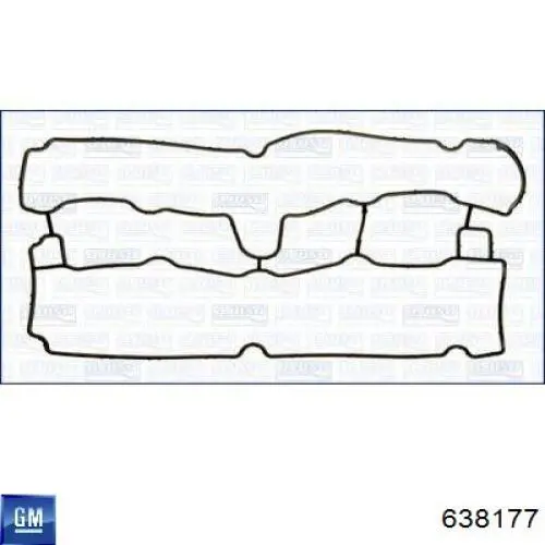 Прокладка клапанної кришки двигуна General Motors 638177