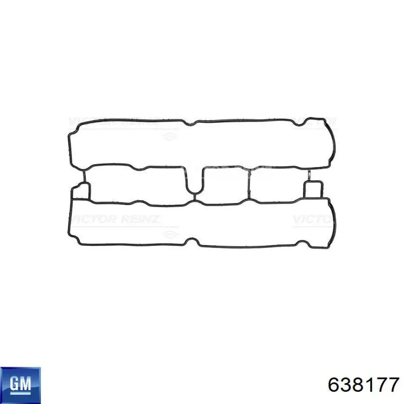 Прокладка клапанної кришки 638177 General Motors