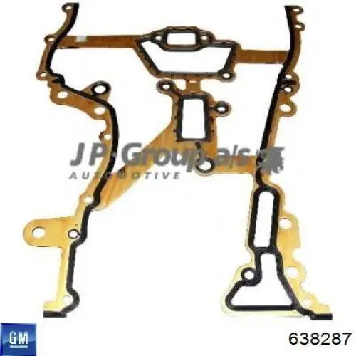 Прокладка передньої кришки двигуна 638287 General Motors