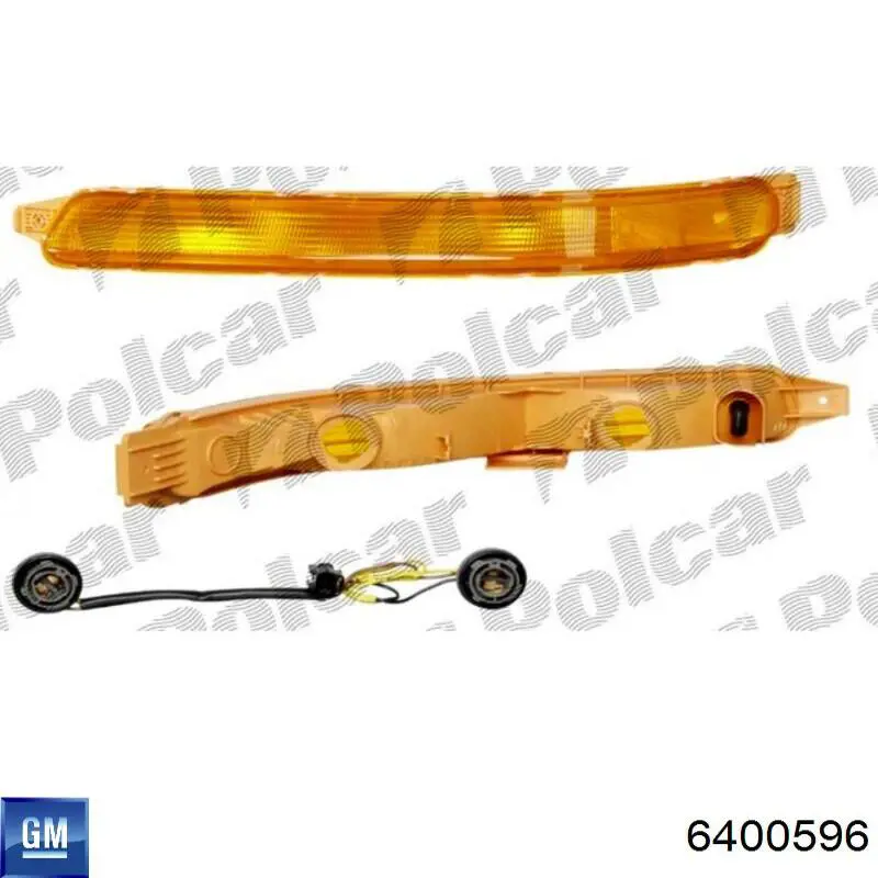 Спойлер переднього бампера, правий Opel 6400596 ціна, від 48.59 USD