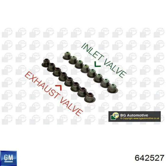 Сальник клапана (маслознімний), впуск/випуск Opel 96229145 ціна, від 0.65 USD