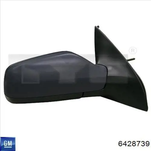 6428739 General Motors Дзеркальний елемент правий