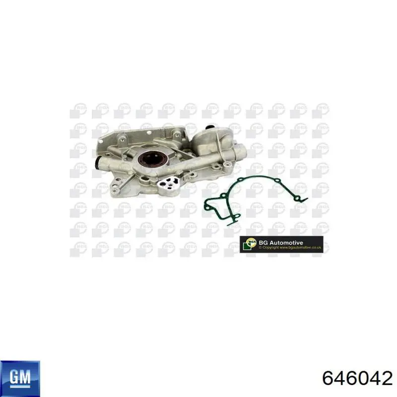 Помпа масляна General Motors 646042 ціна, від 72.33 USD