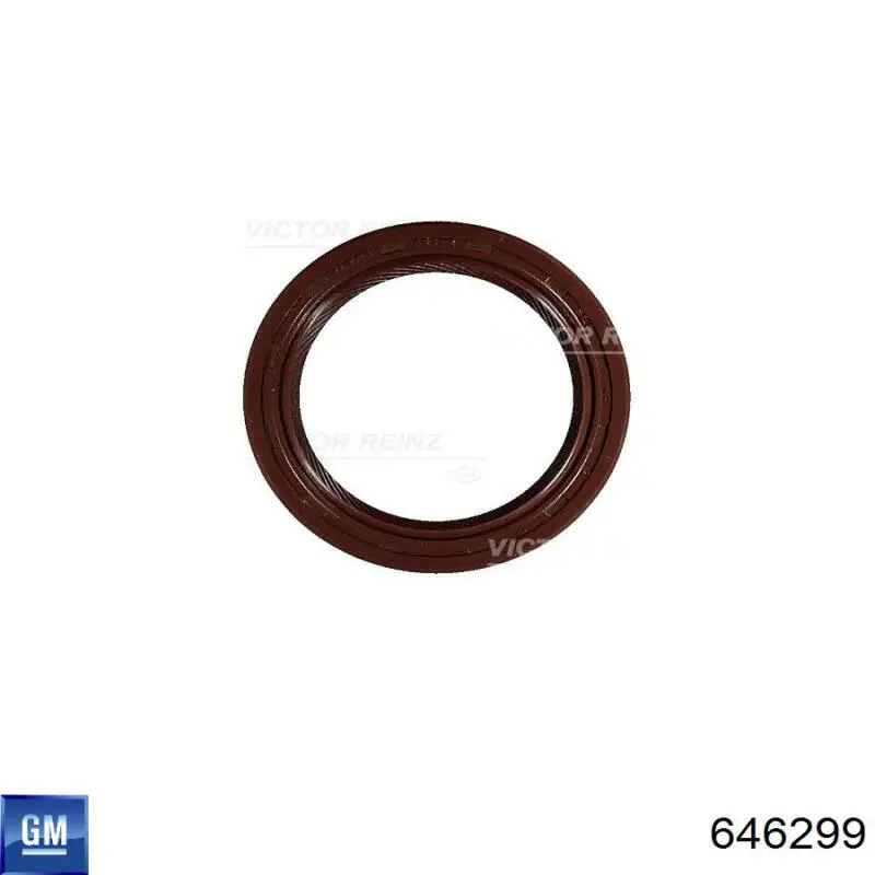 Сальник коленвала двигуна, передній KOS 24447223 ціна, від 9.51 USD