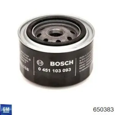 650383 General Motors Фільтр масла