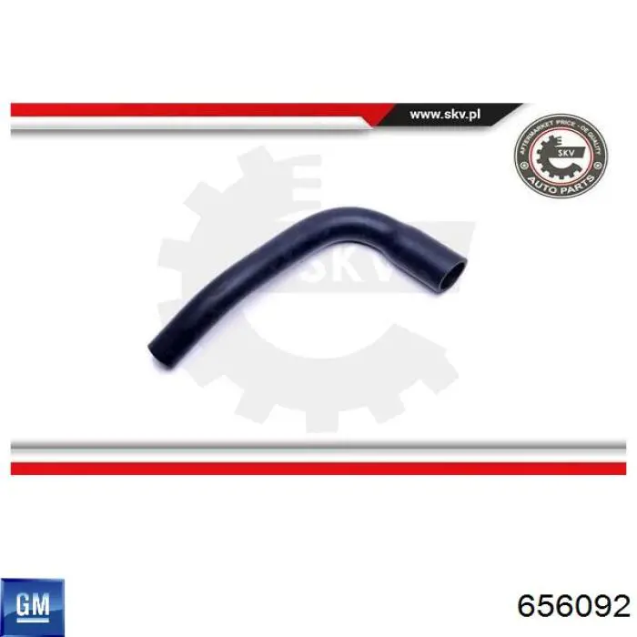 Патрубок вентиляції картера 656092 General Motors