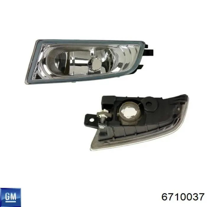 Фара протитуманна, ліва 6710037 General Motors