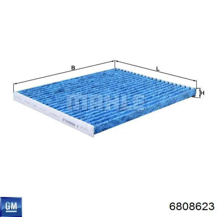 Фільтр салону 6808623 General Motors