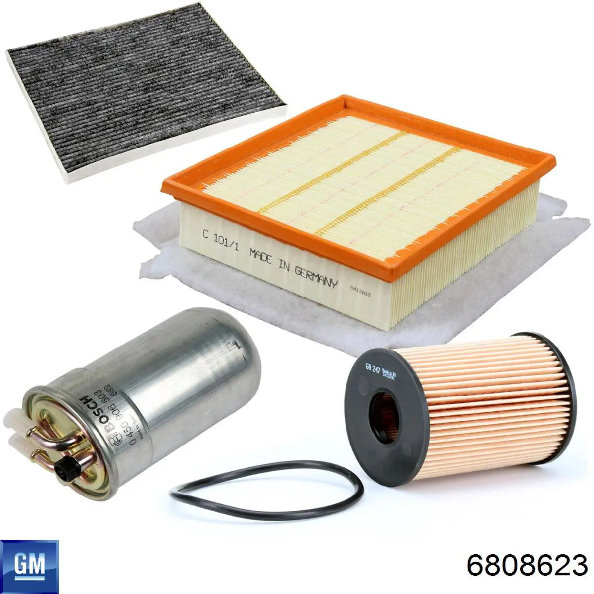 Фільтр повітряний обігрівача General Motors 6808623 ціна, від 8.93 USD