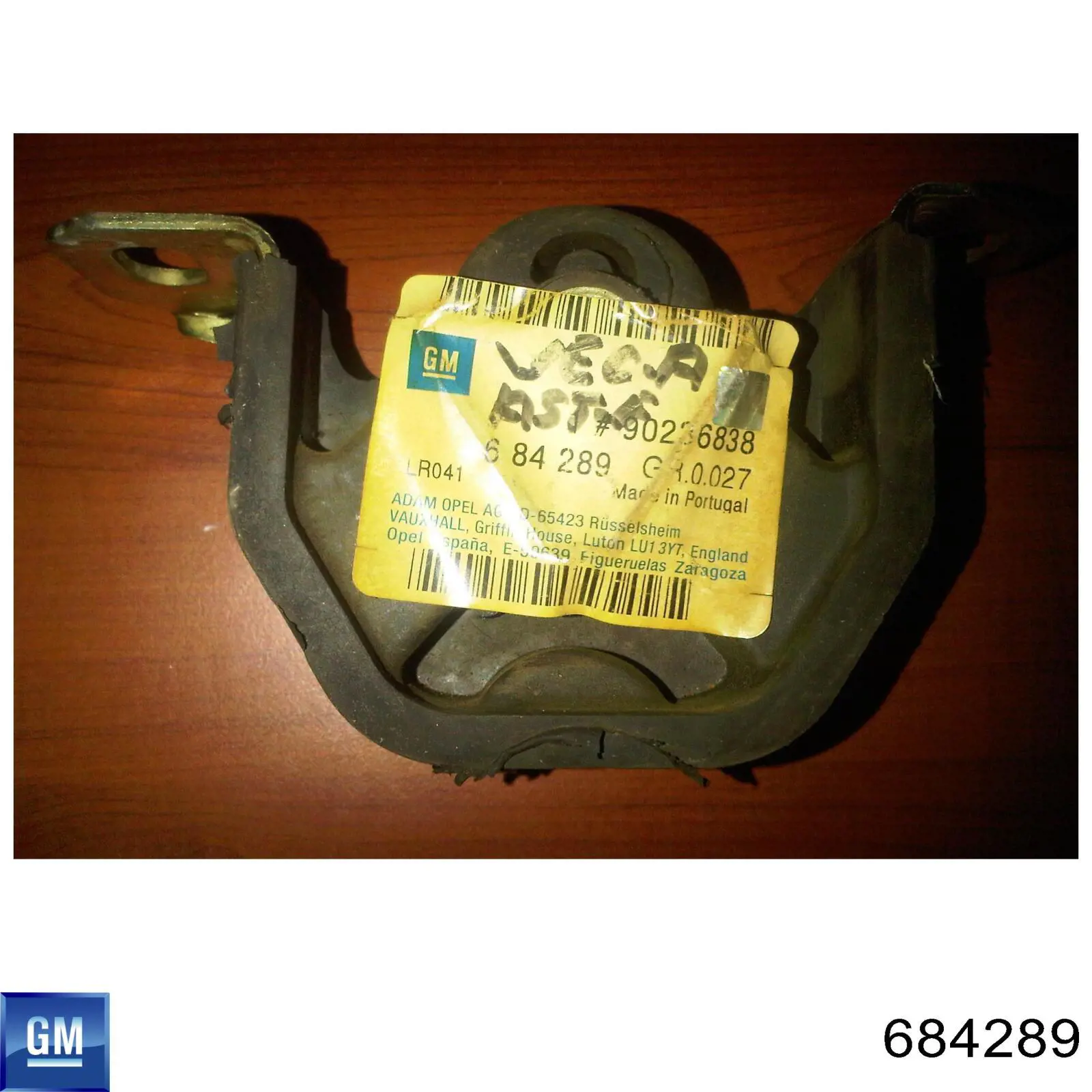 Подушка (опора) двигуна, ліва 684289 General Motors