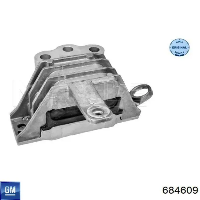 Подушка (опора) двигуна, права 684609 General Motors