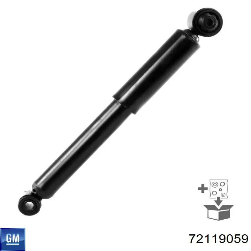 Купити 72119059 General Motors Стійка амортизатора задня