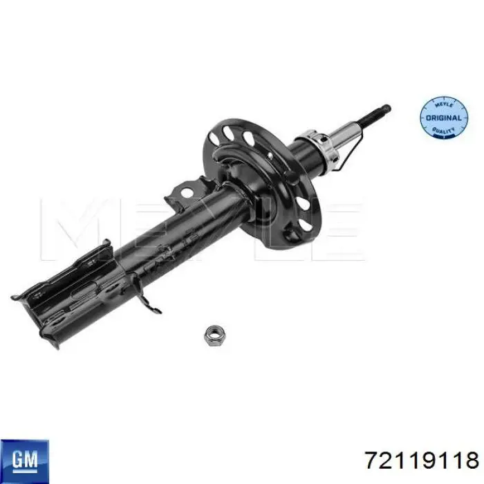 Амортизатор передній, правий 72119118 General Motors