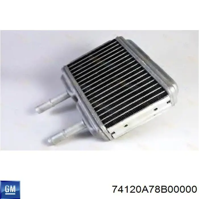 74120A78B00000 General Motors Радіатор опалювача салону