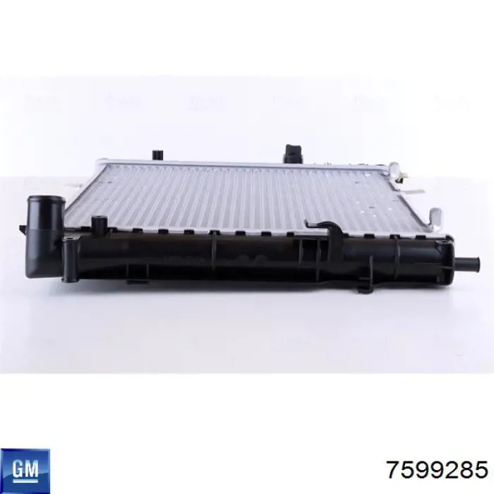 7599285 General Motors Радіатор охолодження двигуна