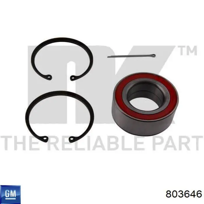 Купити 803646 General Motors Підшипник ступиці передньої