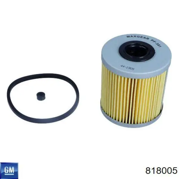 Фільтр тонкого очищення палива General Motors 818005