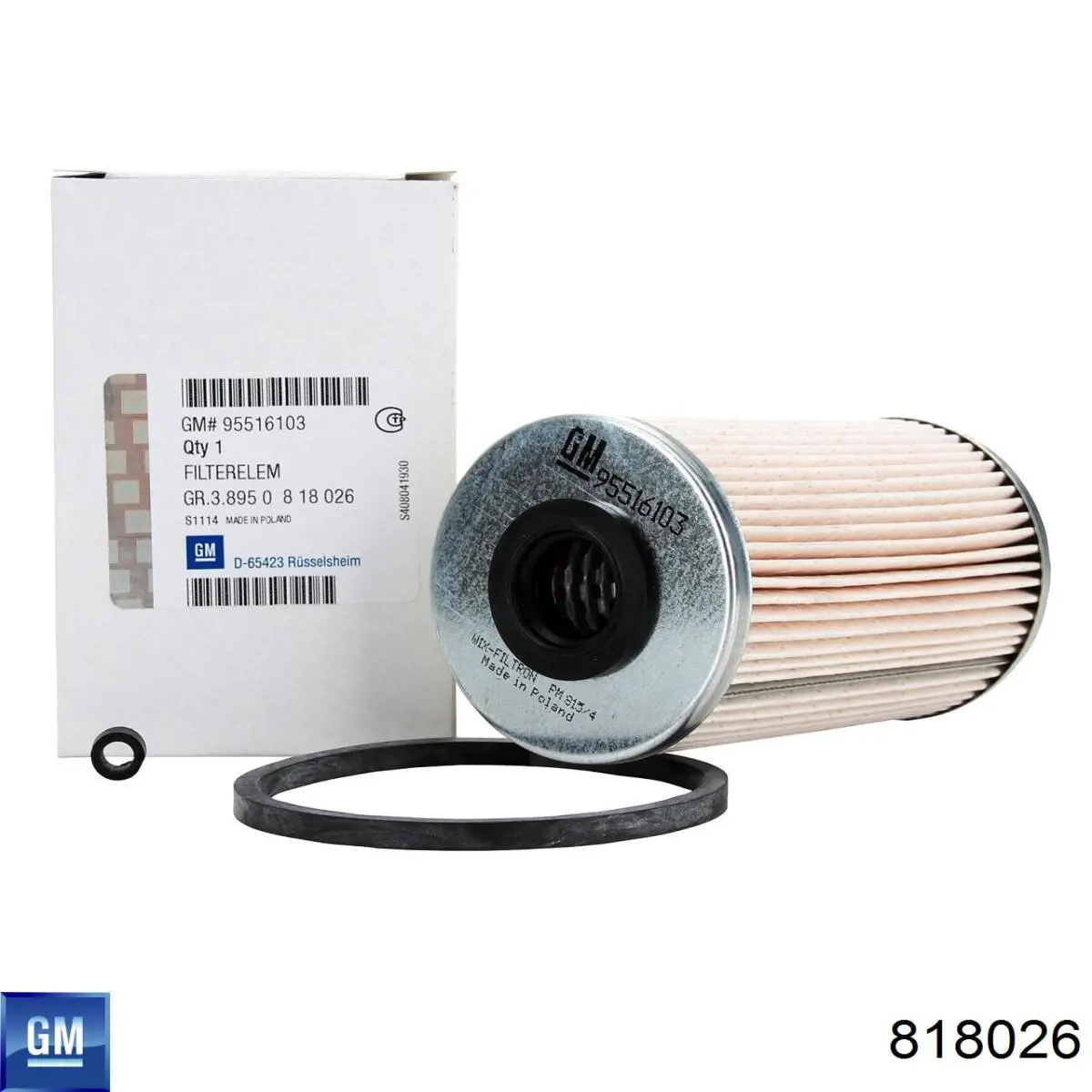 Купити 818026 General Motors Фільтр-відстійник палива грубої очистки