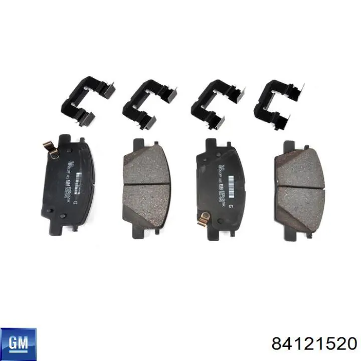 Гальмівні колодки General Motors 84121520 ціна, від 33.70 USD
