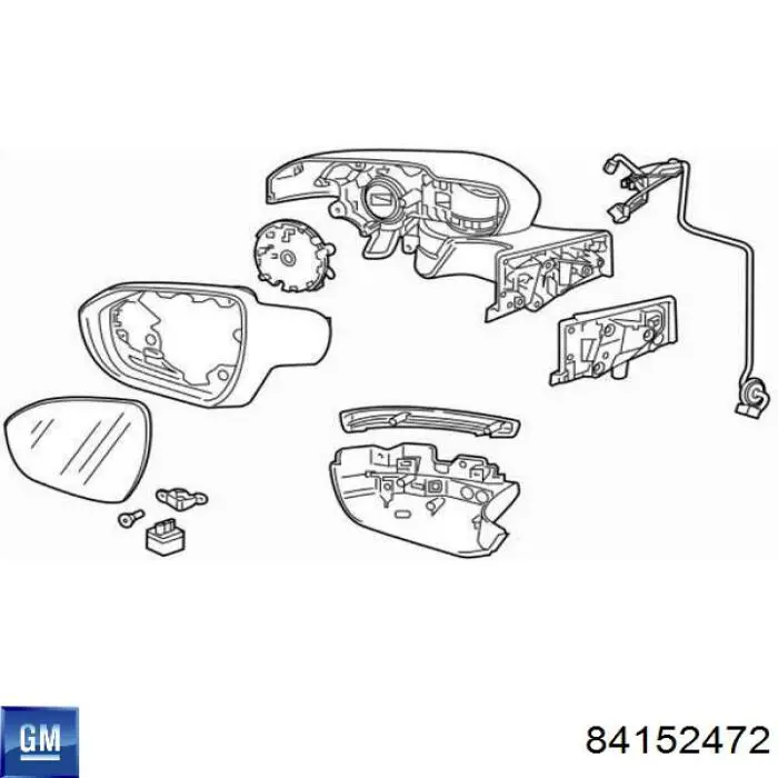 84152472 General Motors колодки гальмівні передні, дискові