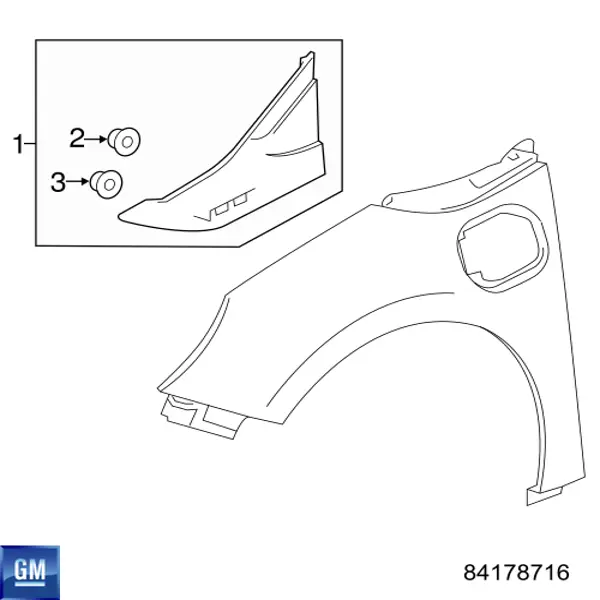  General Motors 84178716 ціна, від  USD