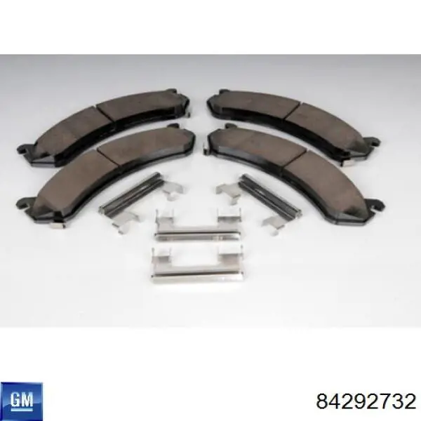 Передні тормозні колодки 84292732 General Motors