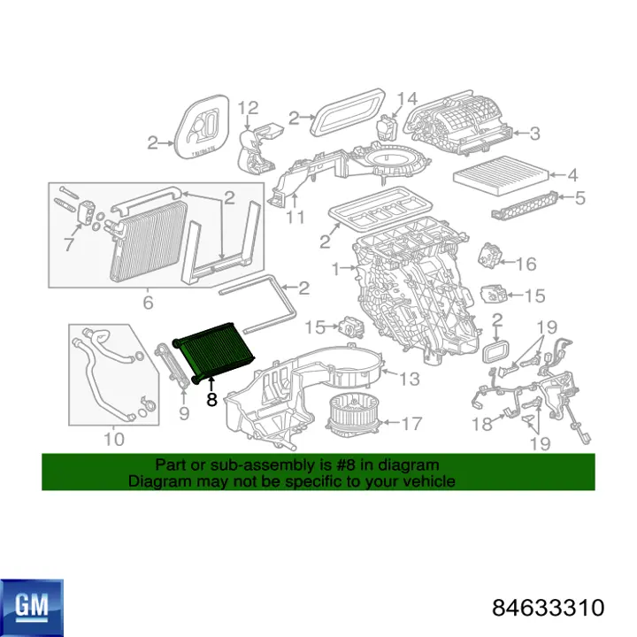 Купити 84633310 General Motors 