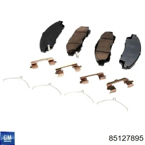 85127895 General Motors Передні гальмівні колодки