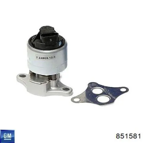 851581 General Motors Клапан рециркуляції відпрацьованих газів EGR