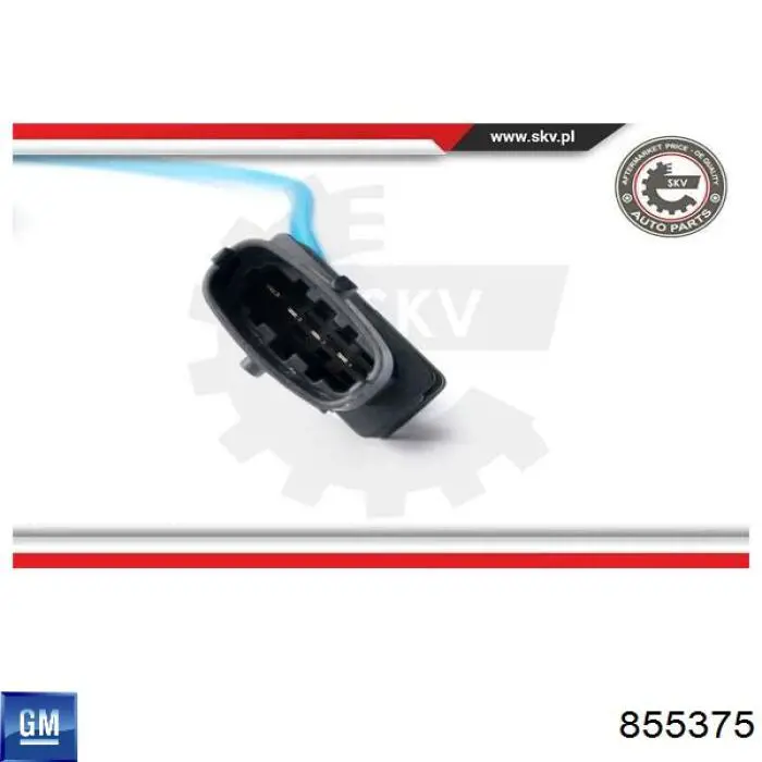 855375 General Motors Лямбдазонд, датчик кисню до каталізатора