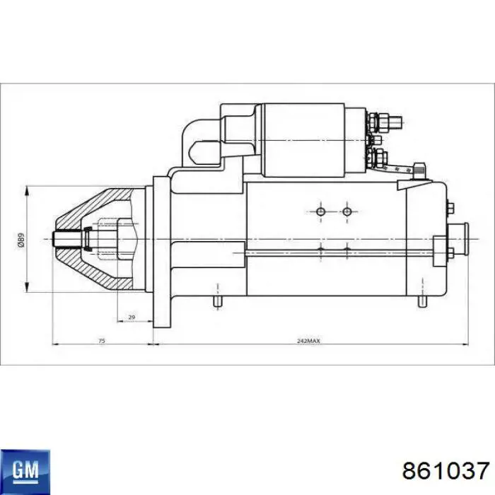 Шланг/патрубок рідинного охолодження турбіни, обратка 13476927 General Motors