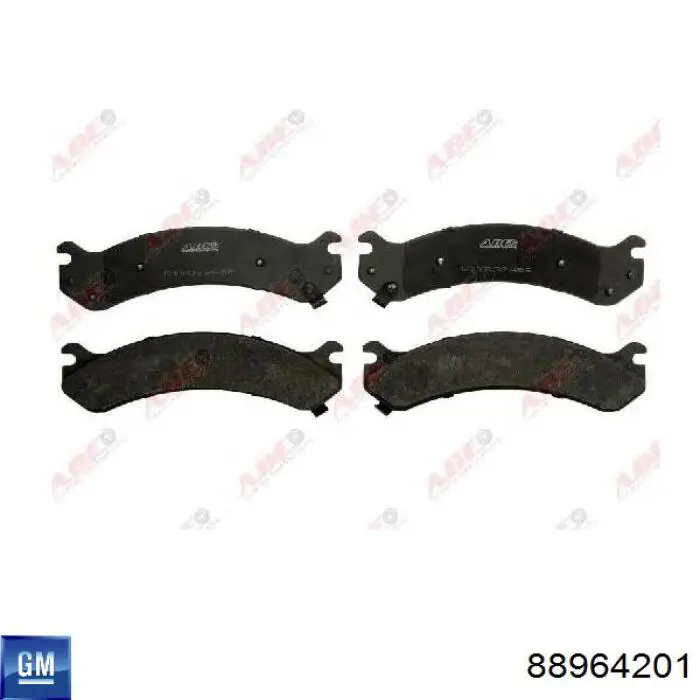 Купити 88964201 General Motors Колодки гальмівні передні, дискові
