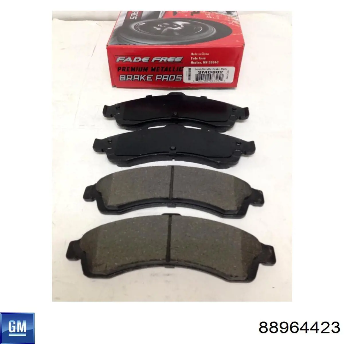Гальмівні колодки General Motors 88964423 ціна, від 35.18 USD