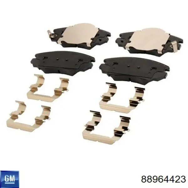 Купити 88964423 General Motors Колодки гальмівні передні, дискові