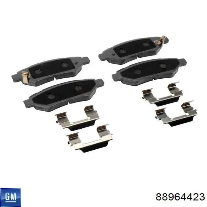 88964423 General Motors Передні гальмівні колодки