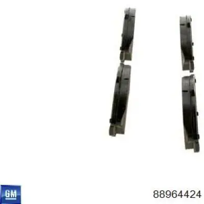 Передні тормозні колодки 88964424 General Motors