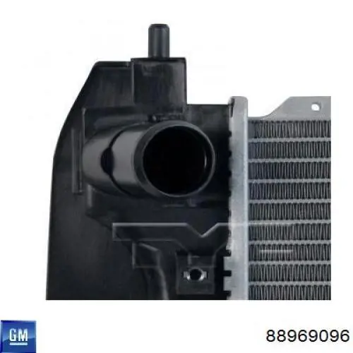 88969096 General Motors Радіатор охолодження двигуна