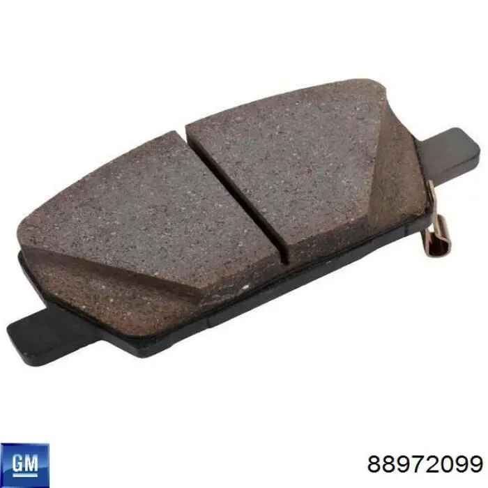 88972099 General Motors Колодки гальмівні задні, дискові