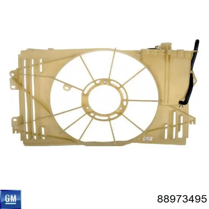 Дифузор (кожух) радіатора охолодження 88973495 General Motors
