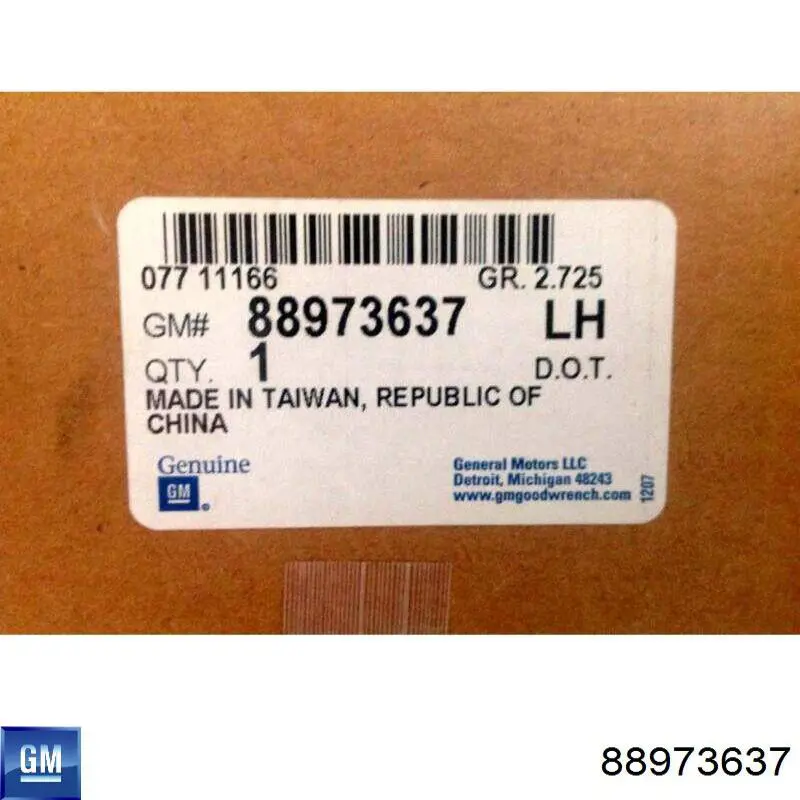 88973637 General Motors Фара, ліва