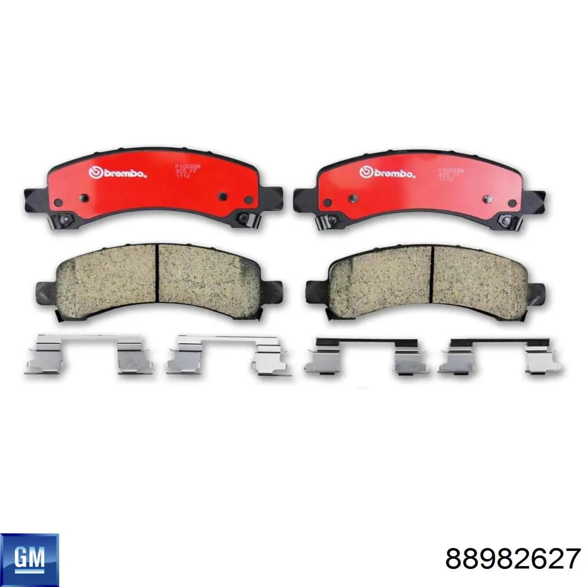 Задні гальмівні колодки General Motors 88982627 ціна, від 57.00 USD