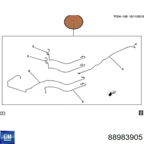 Купити 88983905 General Motors 