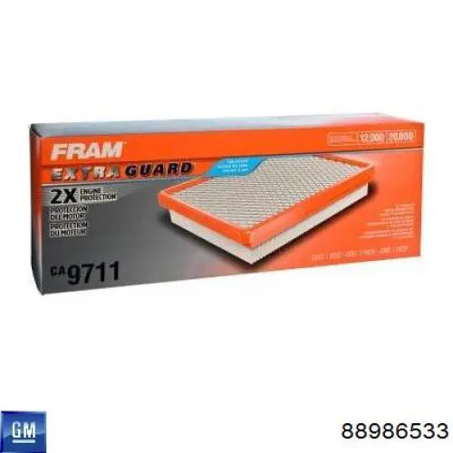 Фільтр салону 88986533 General Motors